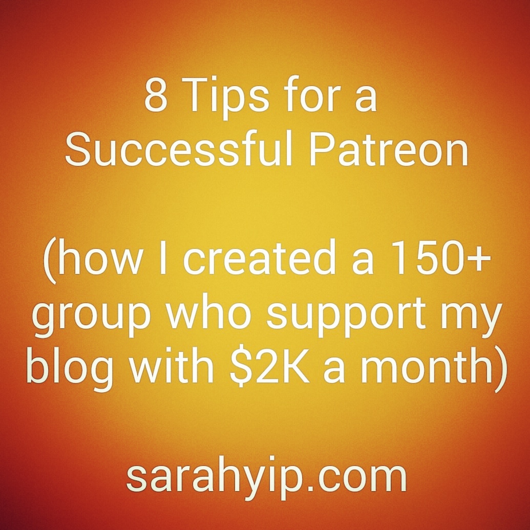 8 Tips For Creating A Successful Patreon Page (how I Created A 150 ...